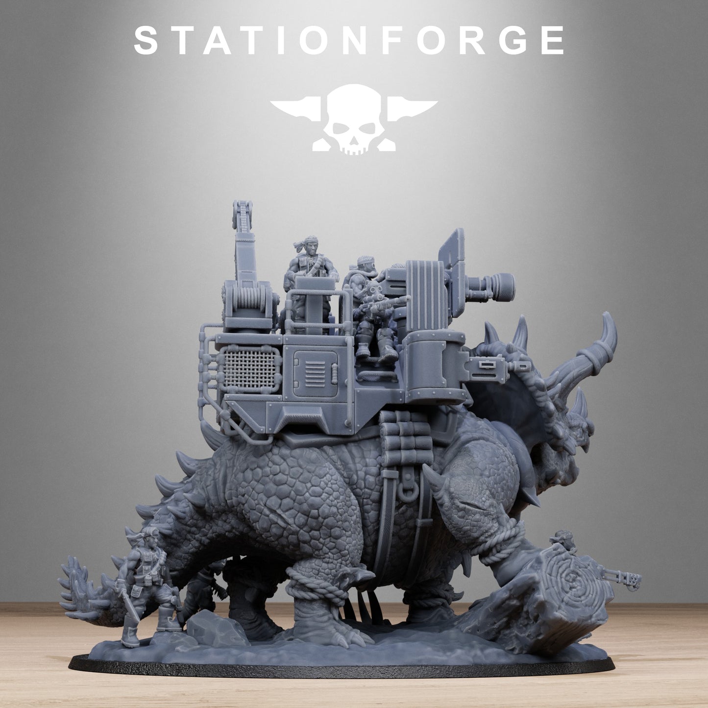 GrimGuard Jungle Fighters Triceratank Set