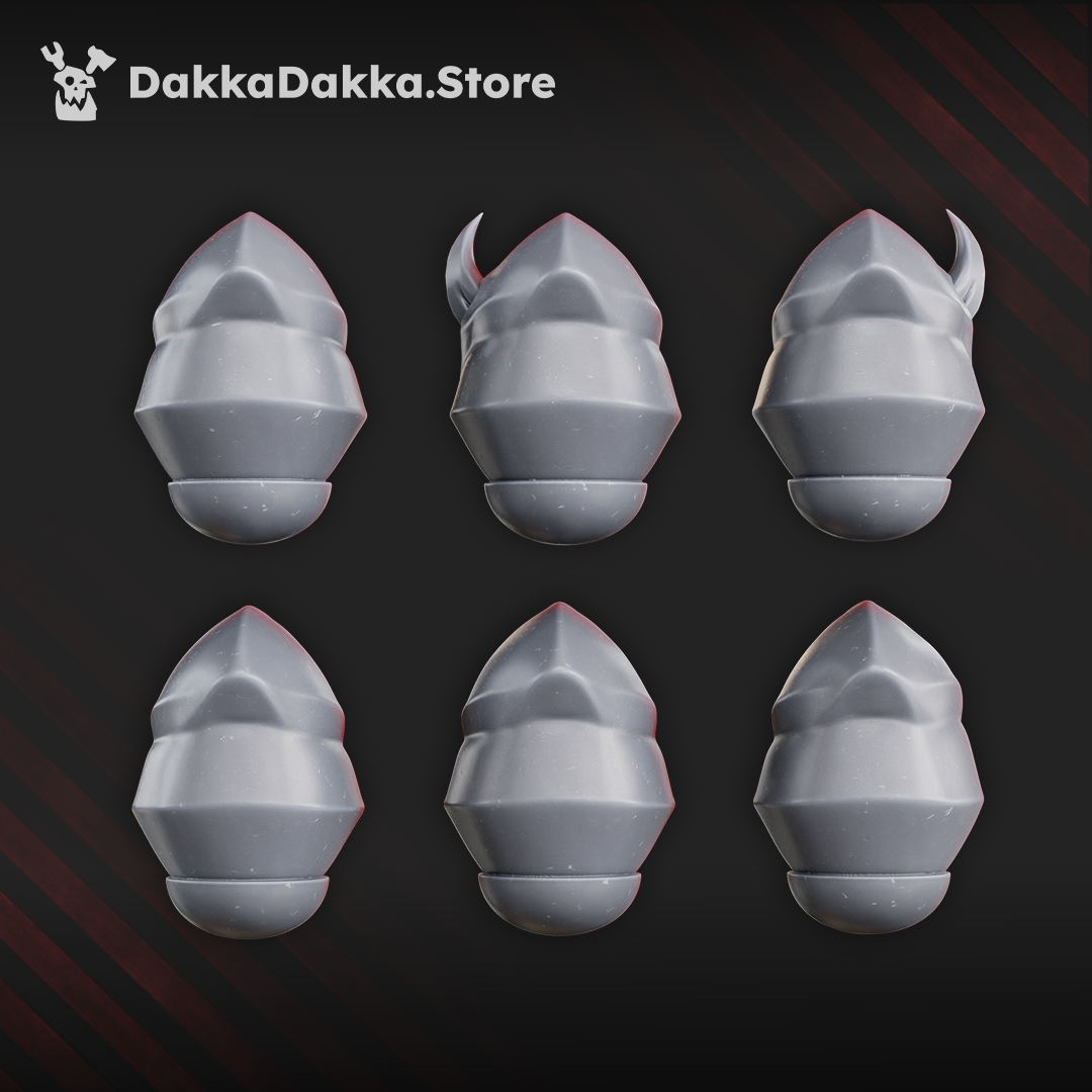 Blightshield Witches Heads Set x6