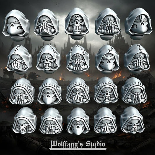 Hooded Skull Helmets
