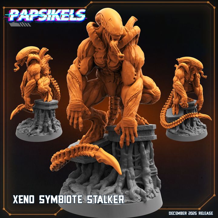 Xeno Symbiote Stalker 32mm scale by Papsikels
