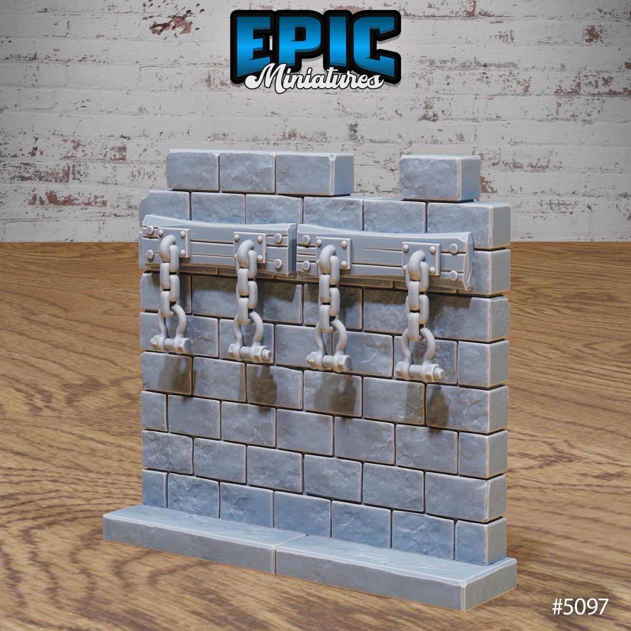 Shackles on wall / Prison Environment / Jail Build Decoration / Guardhouse Item / Lockup Building Theme / Penitentiary House Items / Prisoner Gaol Base / Jailhouse Equipment