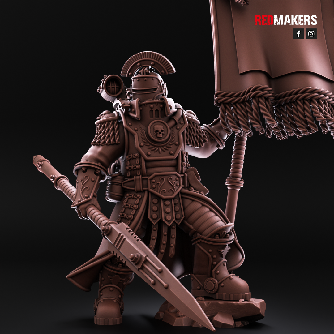 Solar Guard – Tactical Command Squad 28mm No Base