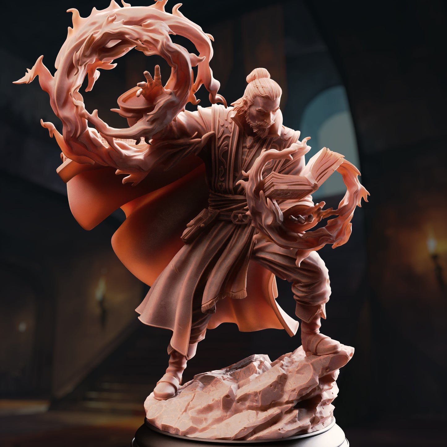 The Wandering Mage - Aaron Drafthold/32mm/75mm Scale