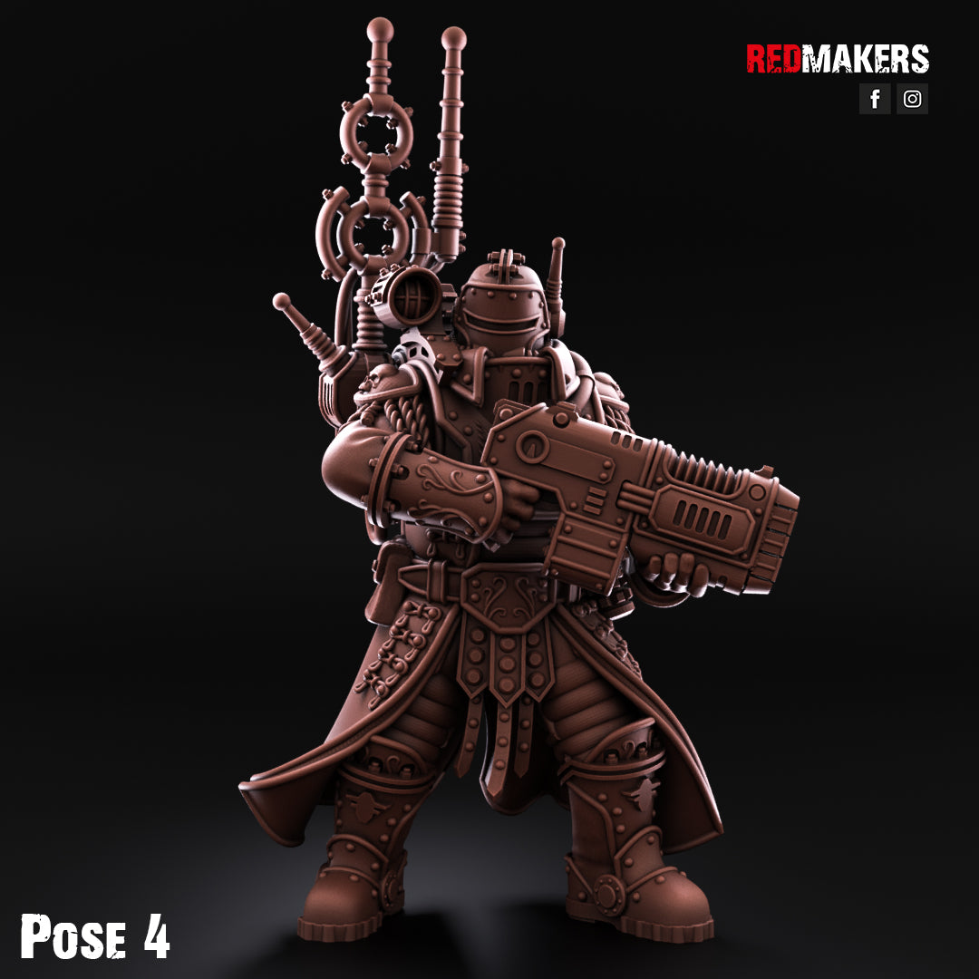 Solar Guard – Tactical Command Squad 28mm No Base