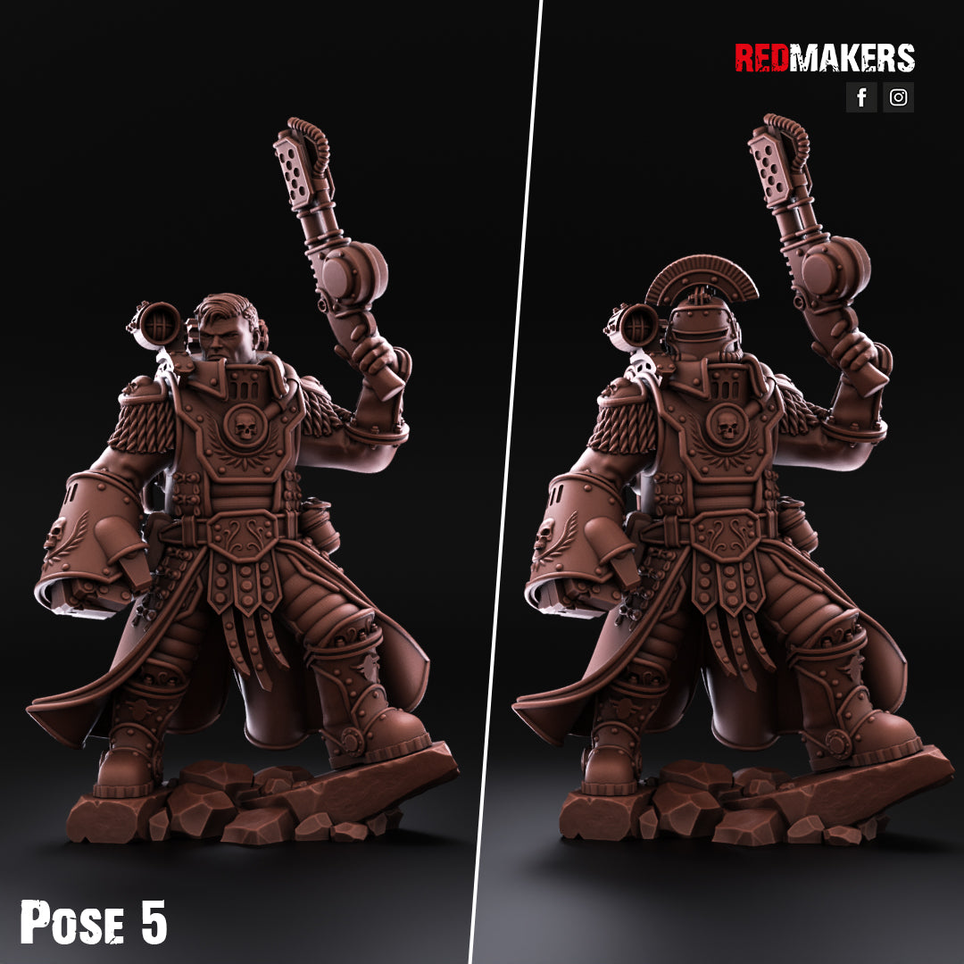 Solar Guard – Tactical Command Squad 28mm No Base