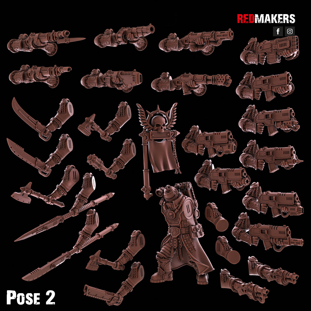 Solar Guard – Tactical Command Squad 28mm No Base