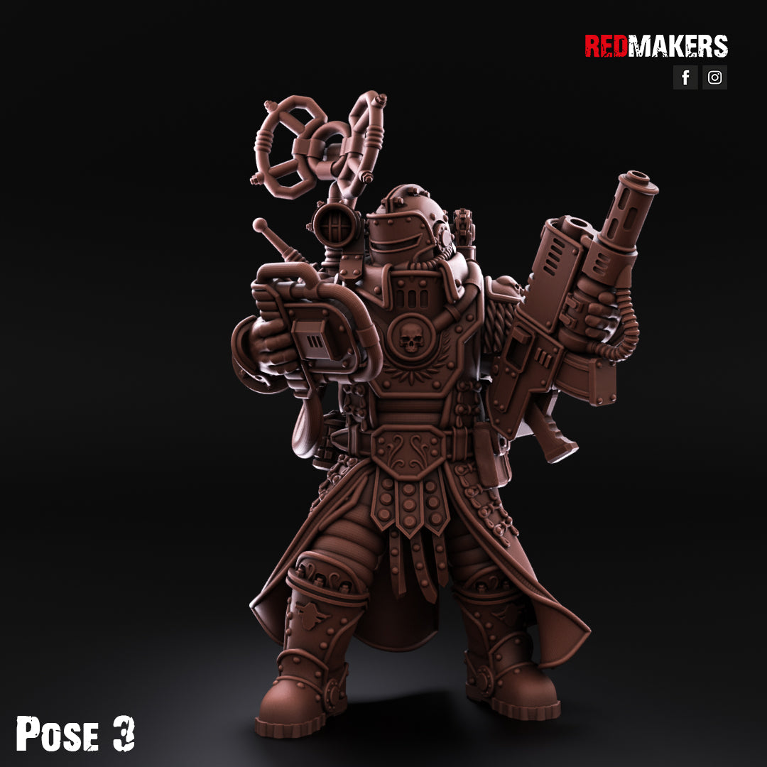 Solar Guard – Tactical Command Squad 28mm No Base