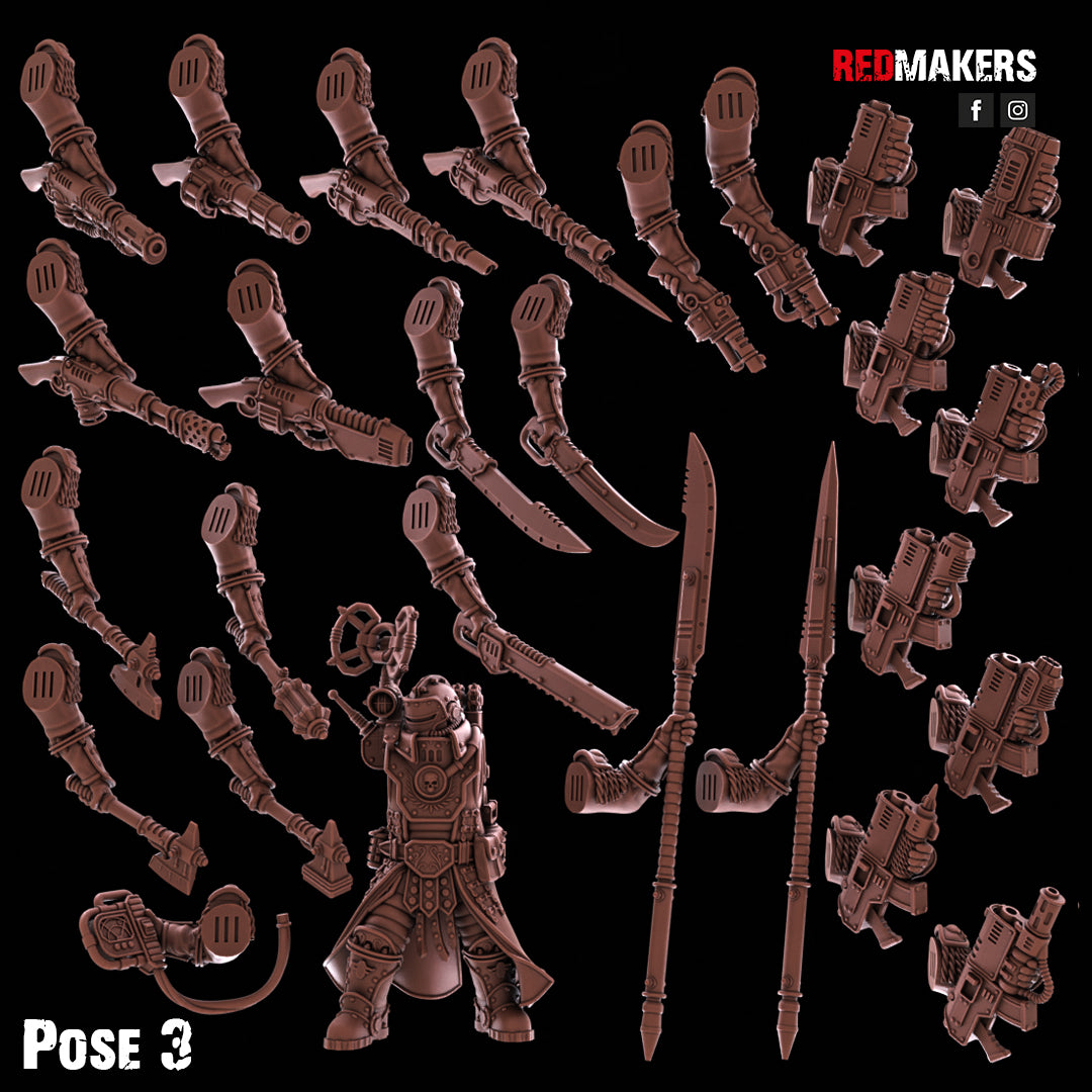 Solar Guard – Tactical Command Squad 28mm No Base