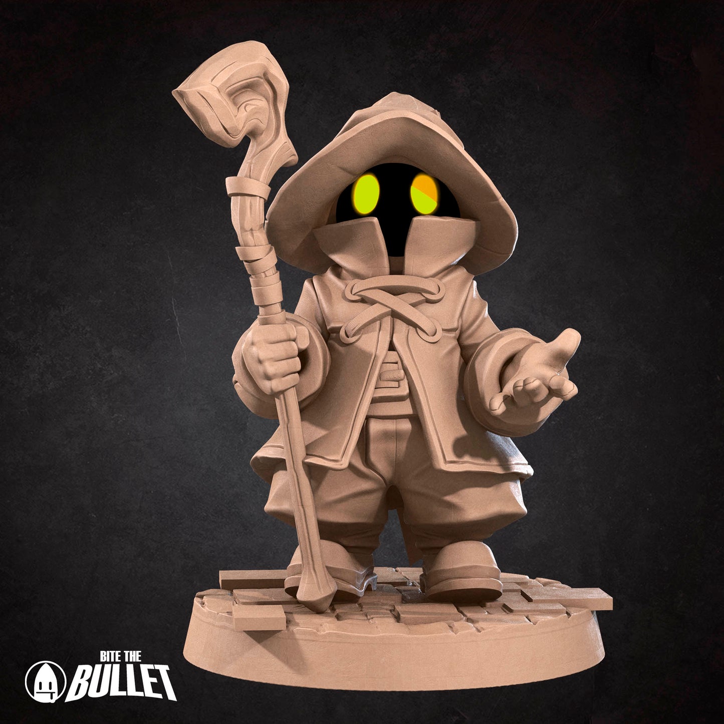 Black Mage (2 Versions) 25mm Base