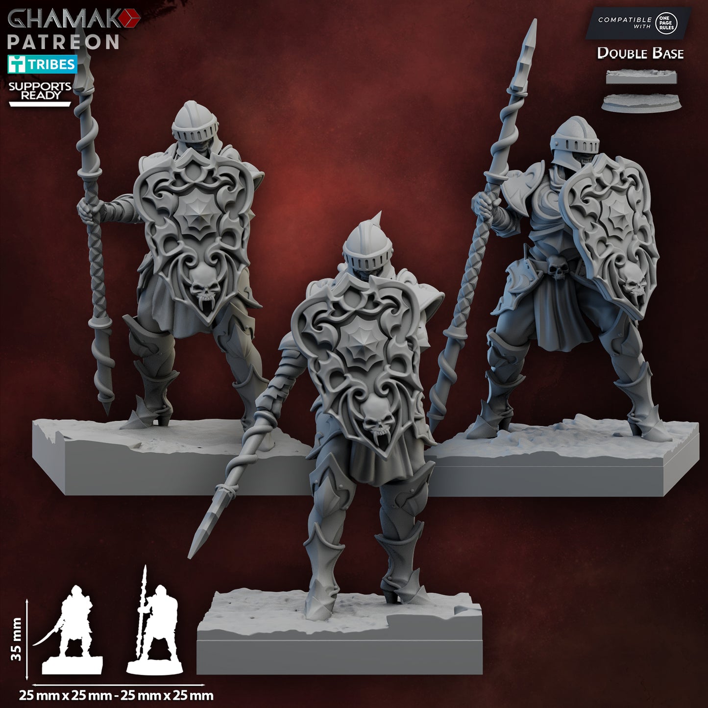 Blood Daughters 32mm heroic scale