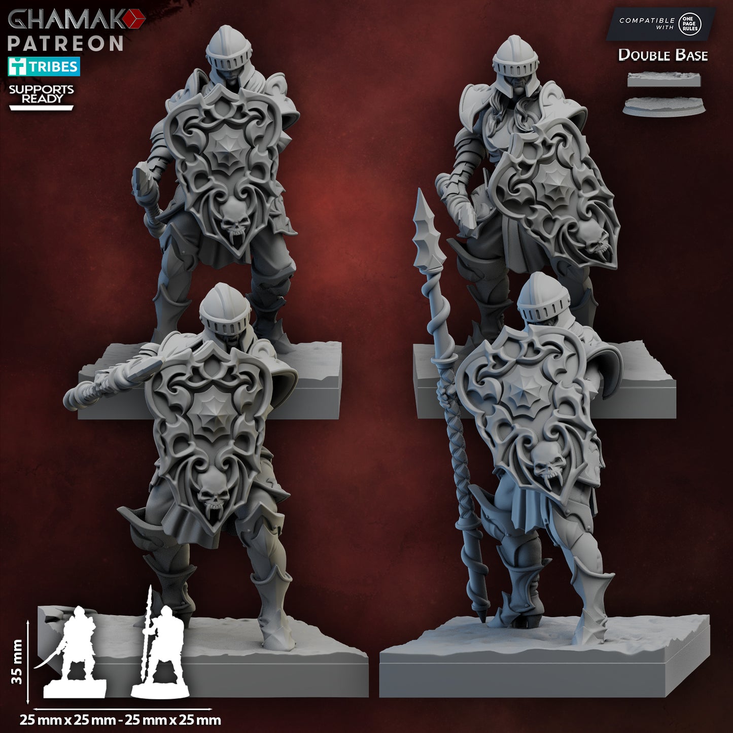 Blood Daughters 32mm heroic scale