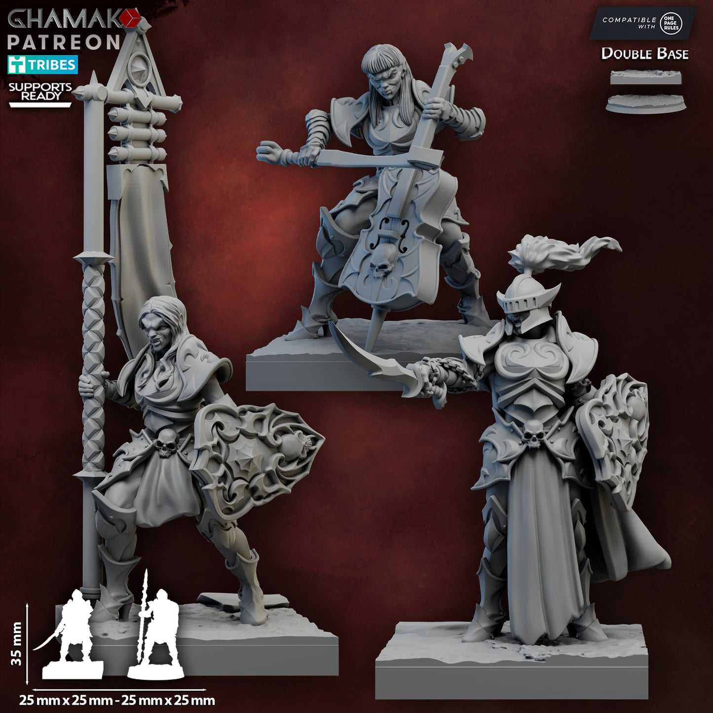 Blood Daughters 32mm heroic scale