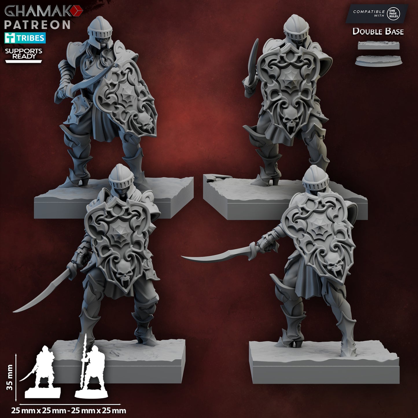 Blood Daughters 32mm heroic scale