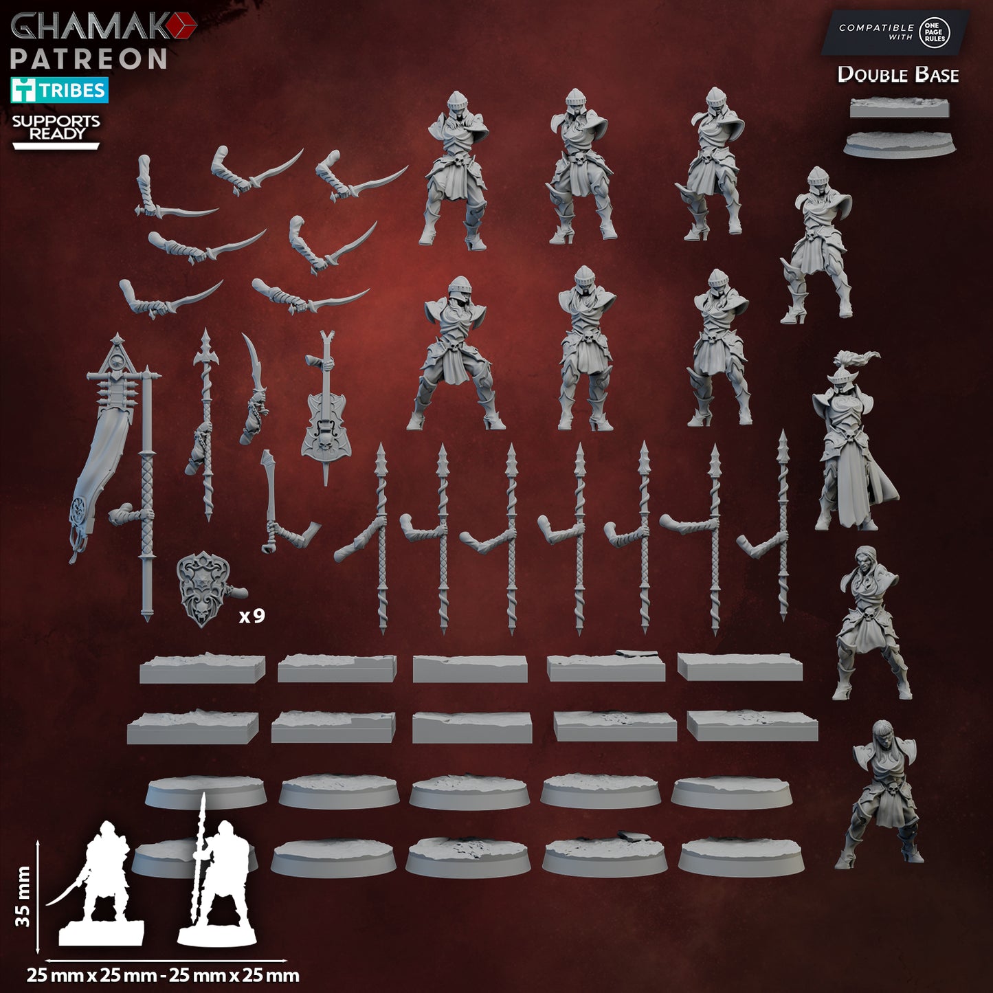 Blood Daughters 32mm heroic scale