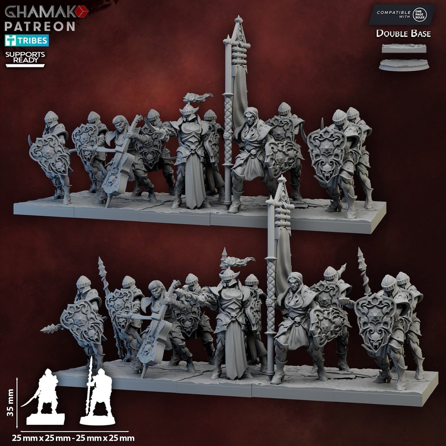 Blood Daughters 32mm heroic scale