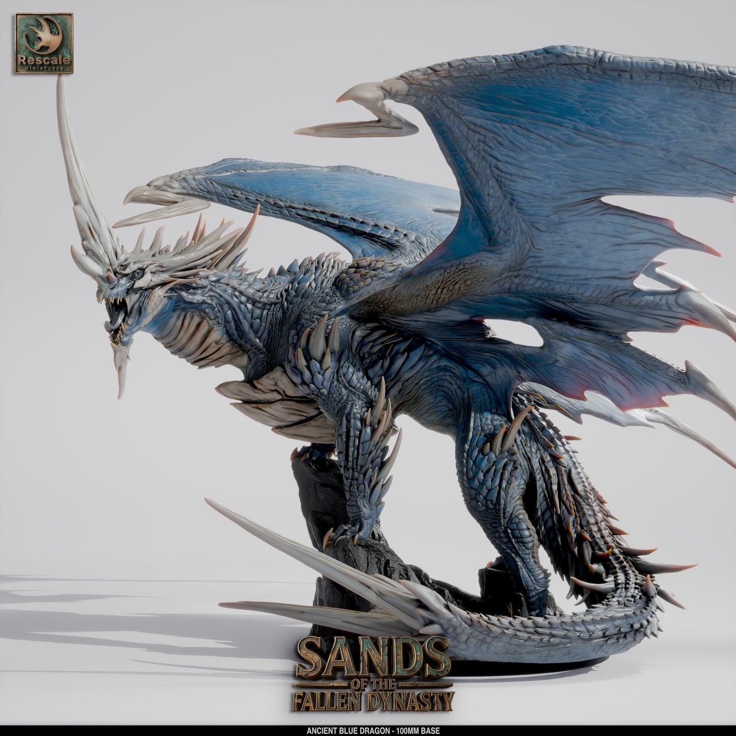Blue Dragon - Elder 100mm Base