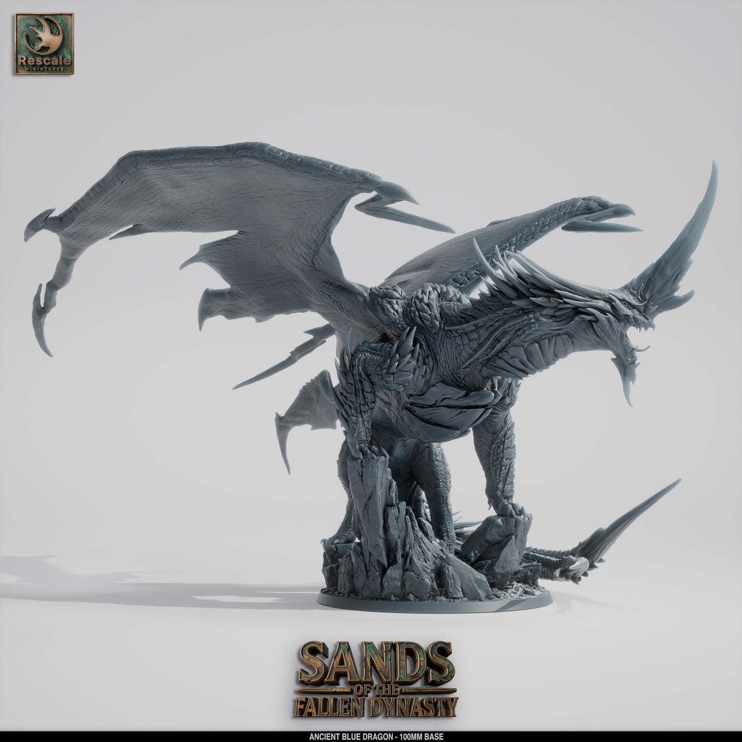 Blue Dragon - Elder 100mm Base
