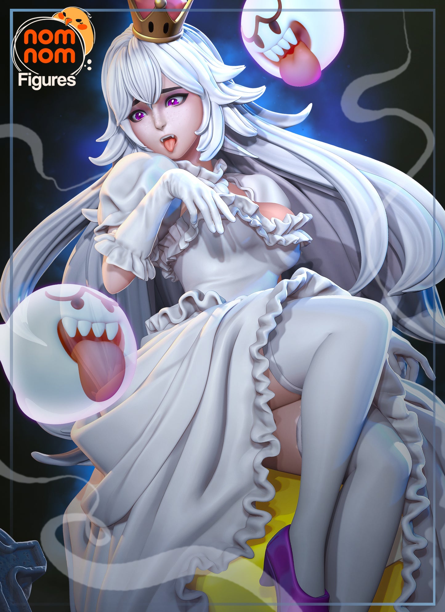Booette from SuperMario | 14k Resolution | 3D Printed | Unassembled | Unpainted