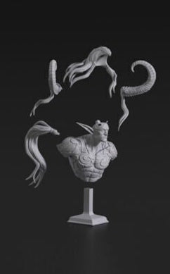 Illidan Stormrage | 14k Resolution | 3D Printed | Unassembled | Unpainted
