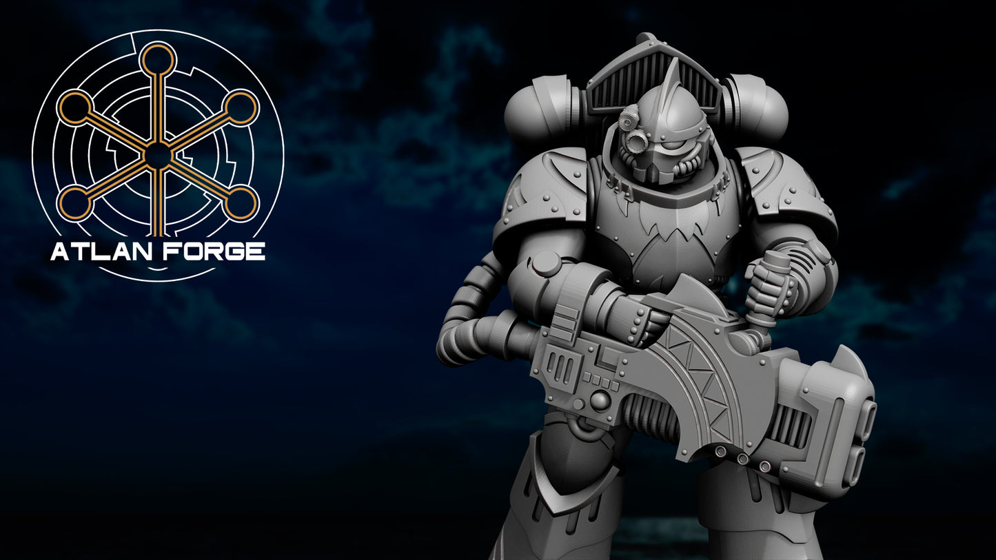 Wai Toa Delugers (5-Unit Set) by Atlan Forge 32mm Base