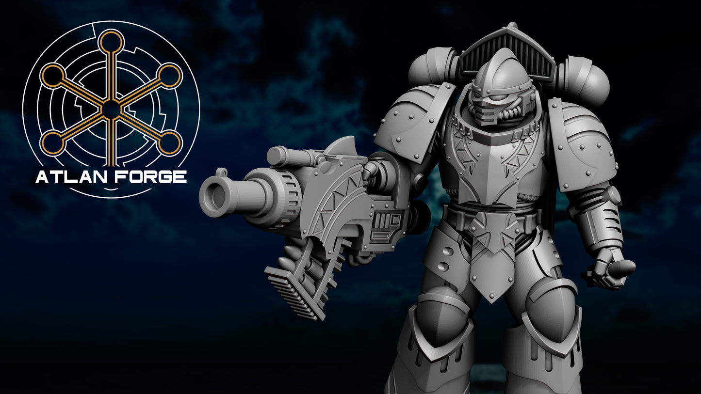 Wai Toa Delugers (5-Unit Set) by Atlan Forge 32mm Base