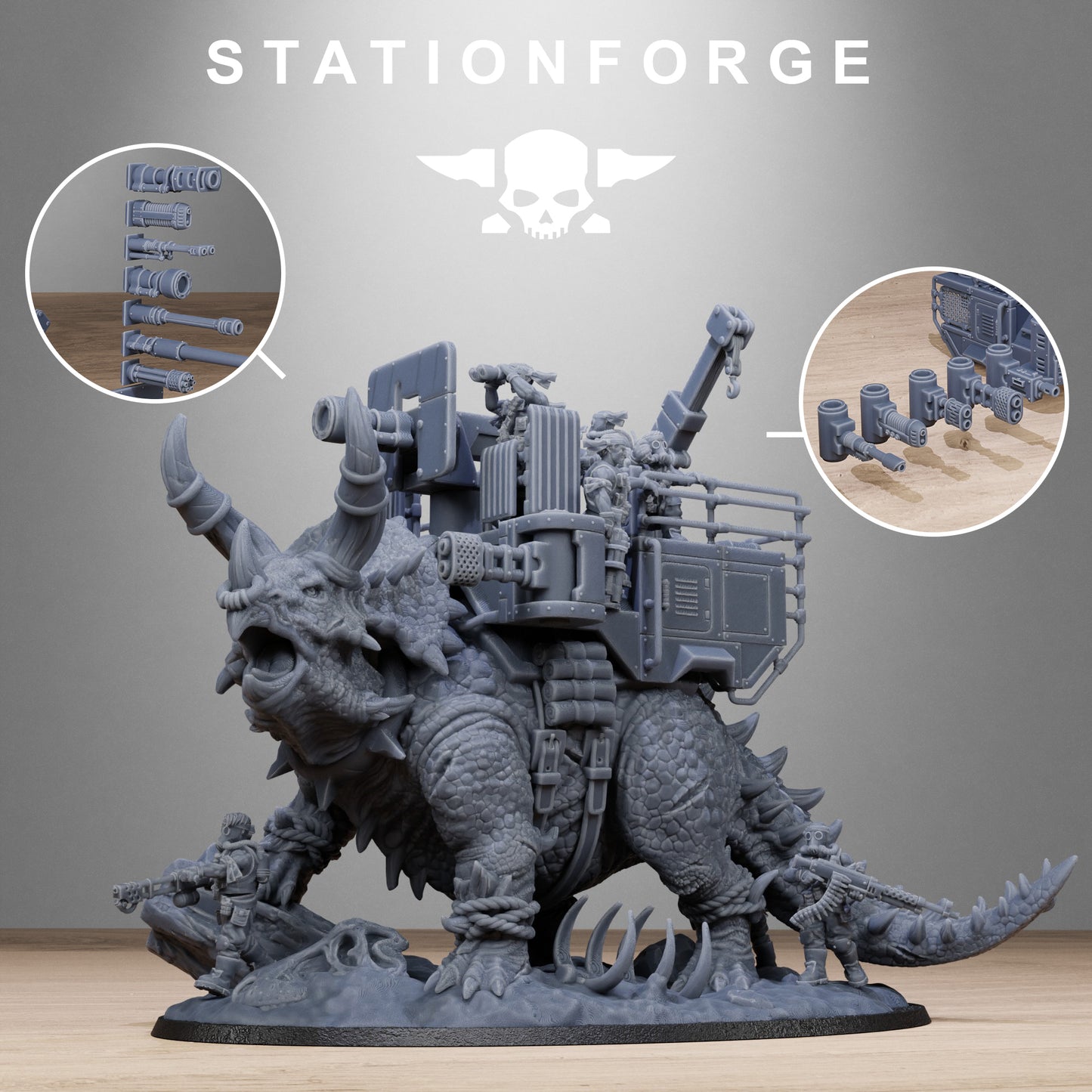 GrimGuard Jungle Fighters Triceratank Set