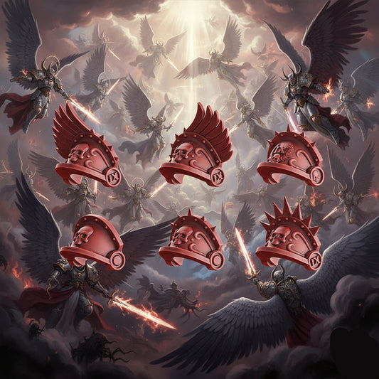 Crimson Wings Shoulders 6pairs