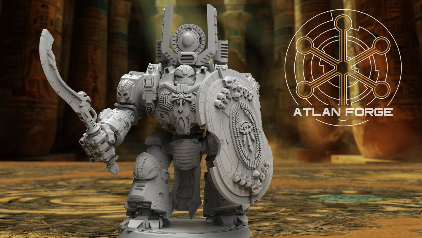 Aegptian Velox Dreadnought by Atlan Forge (60mm Base)