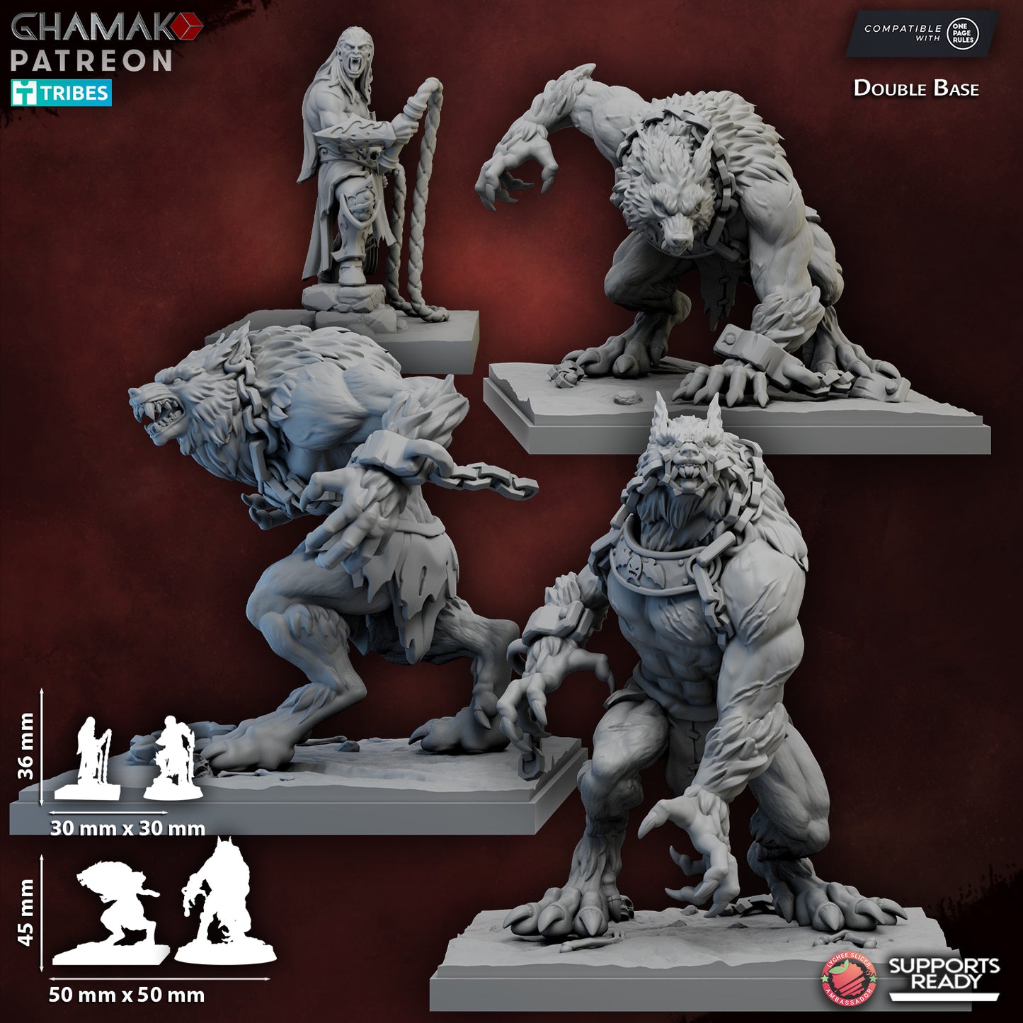 Enslaved Wyrkalla 30mm base