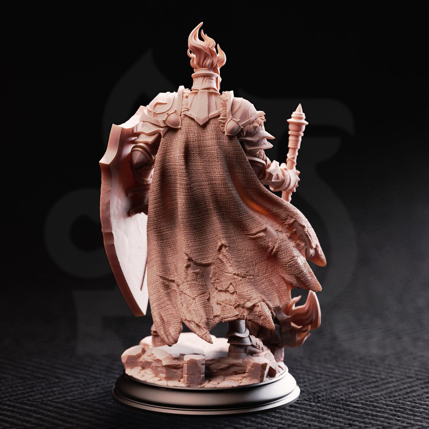 Paladin of Flame - Glancalion /32mm/75mm Scale