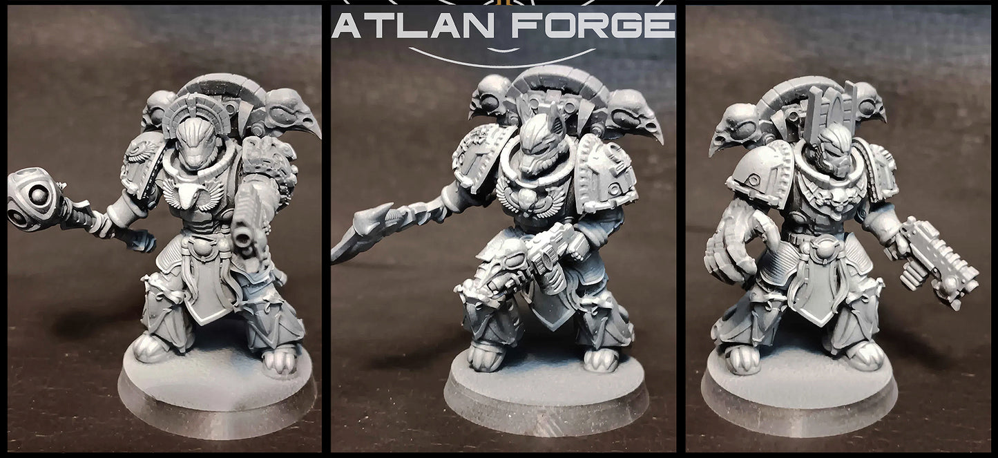 Aegyptian Melee Amenti (5-Unit Set) by Atlan Forge