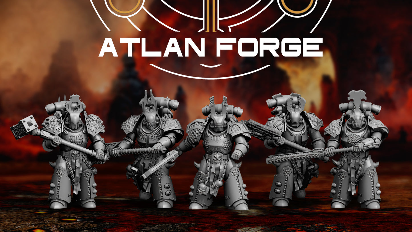 Hades Demented (5-Unit Set) by Atlan Forge 32mm Base