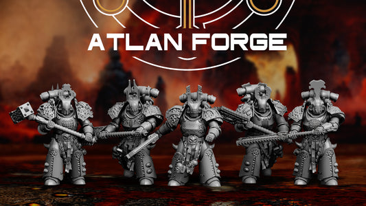 Hades Demented (5-Unit Set) by Atlan Forge 32mm Base