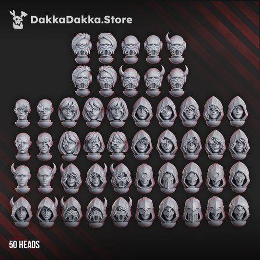 Unholy Space Coven Heads Set
