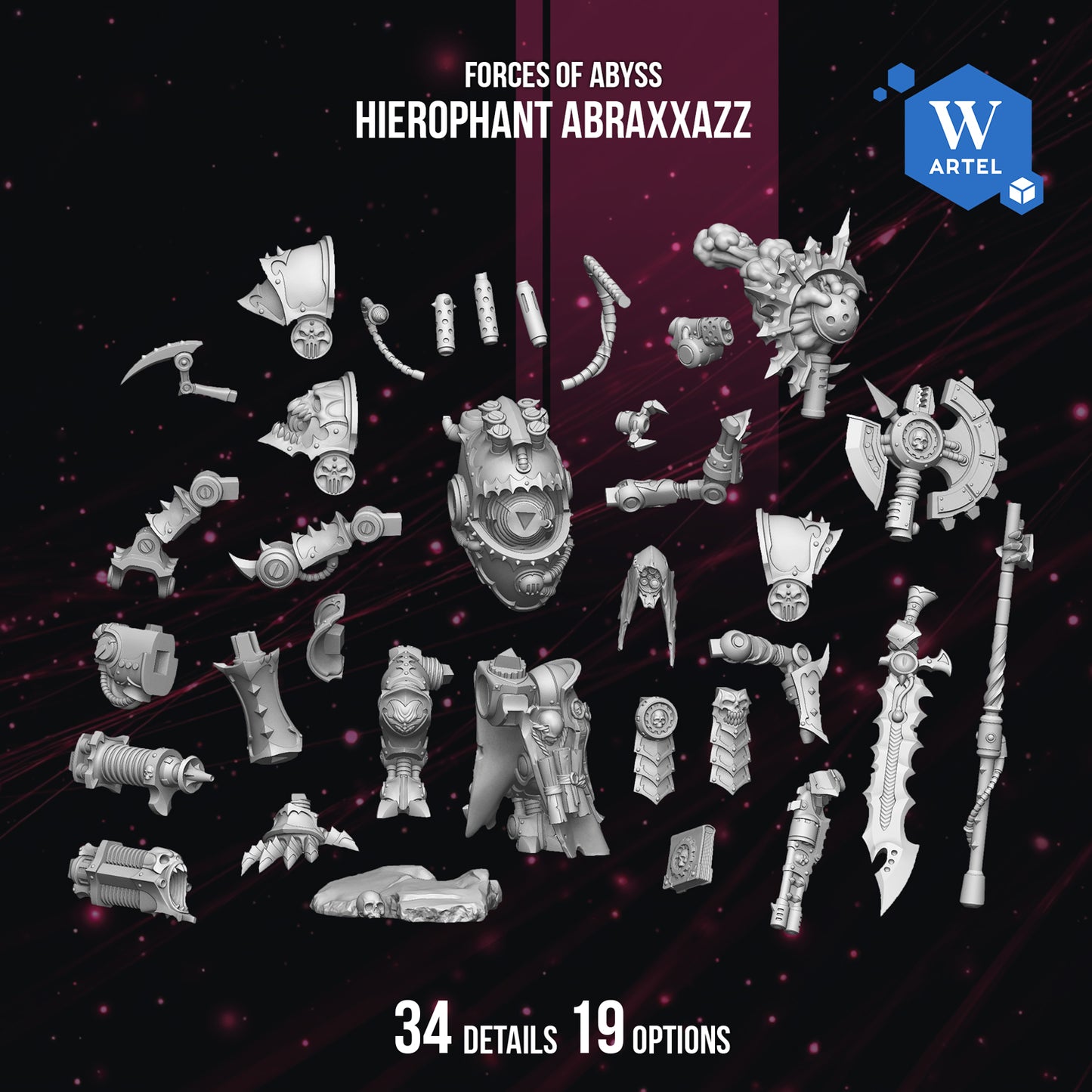 Hierophant Abraxxazz NO Base 28mm - Artel W