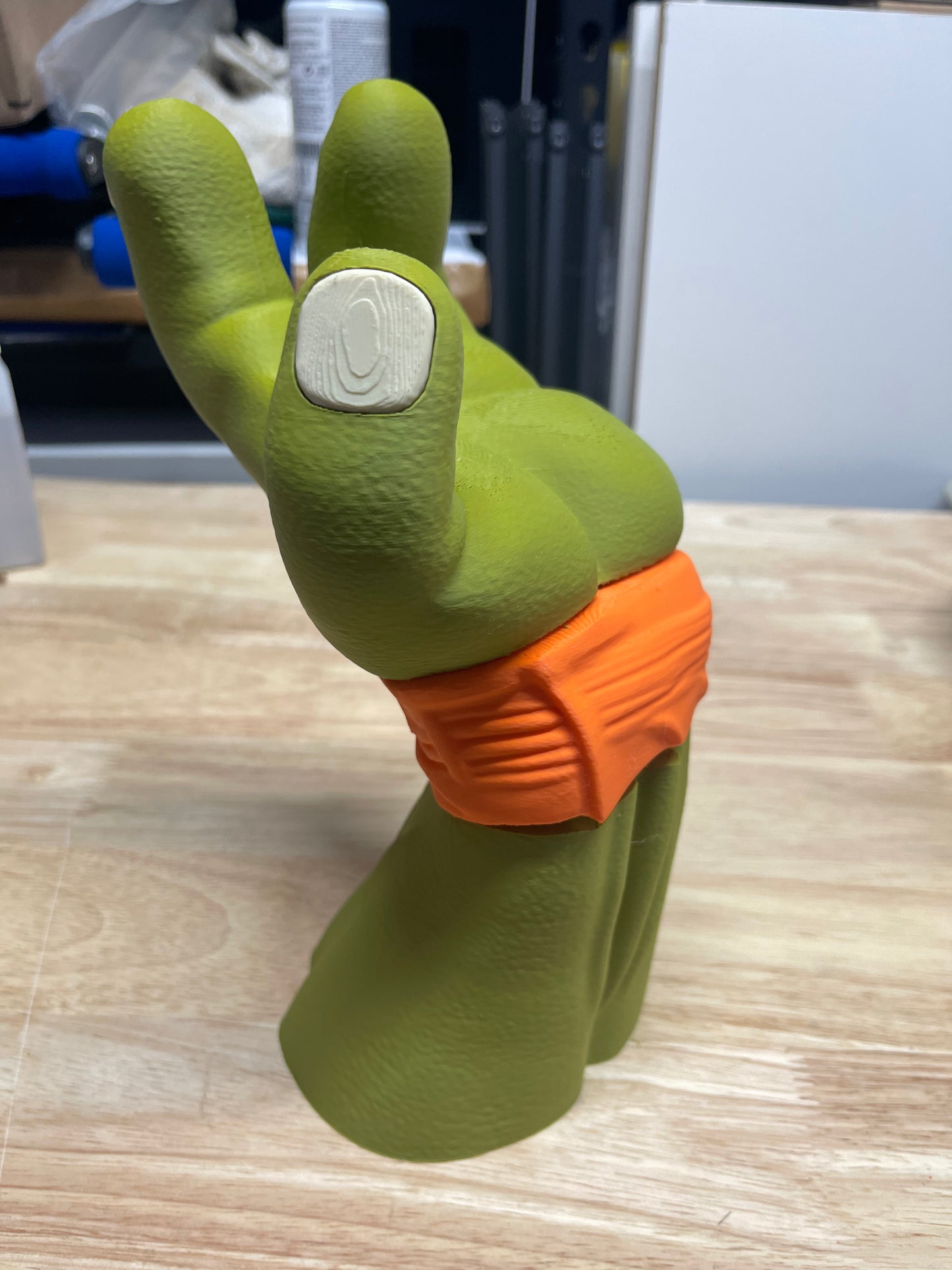 3D Printed Sewer Turtle Gaming Display Stand | Controller Holder | Headset Stand | Gamer Desk Setup Decor