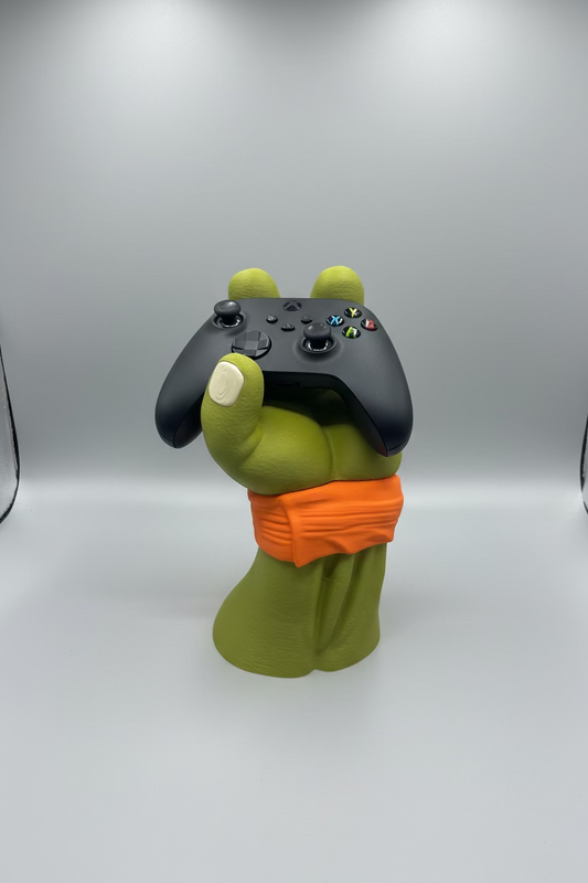 3D Printed Sewer Turtle Gaming Display Stand | Controller Holder | Headset Stand | Gamer Desk Setup Decor