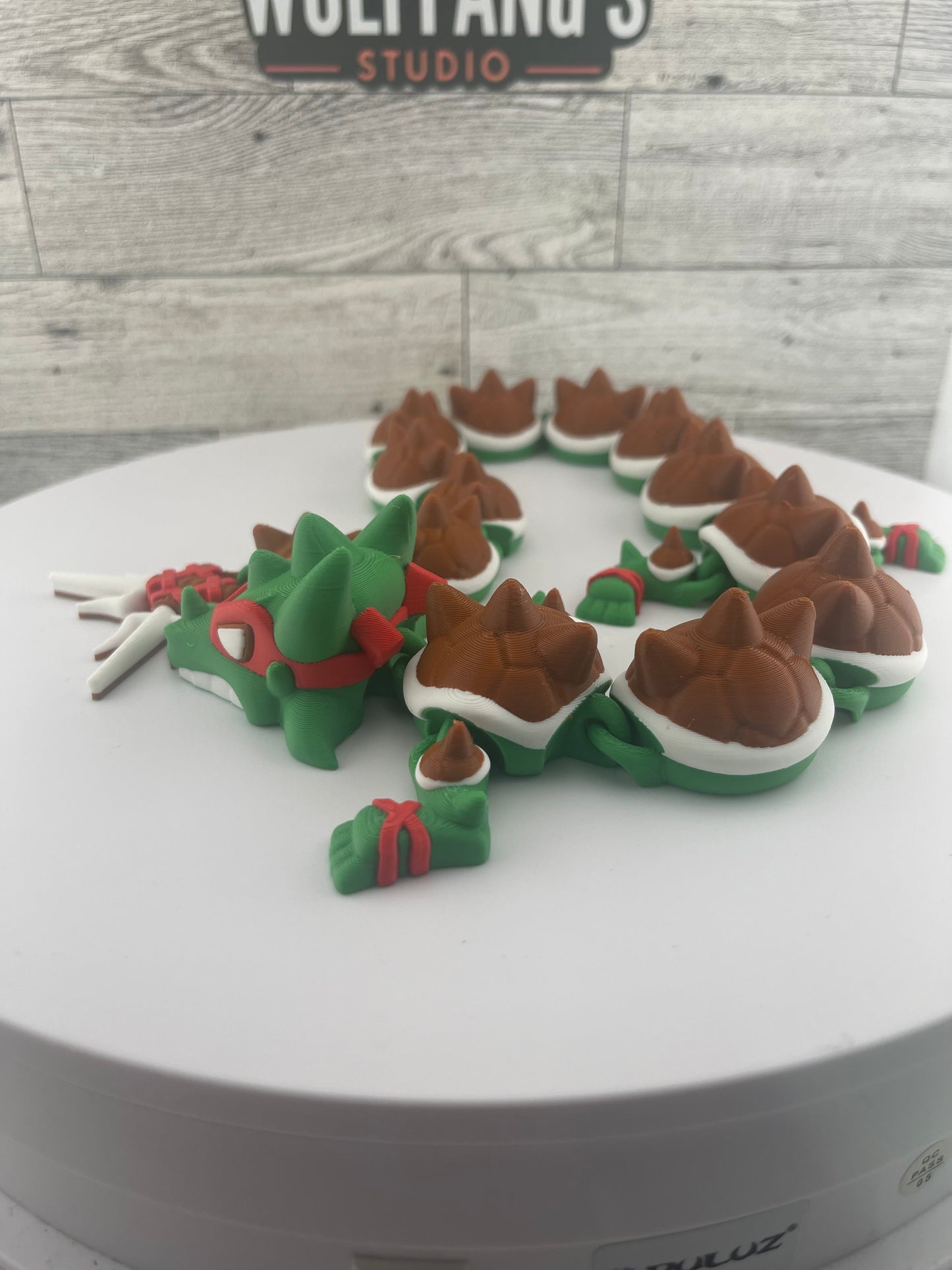 Karate Dragon Fidget Toy - 3D Printed Articutlated Flexi