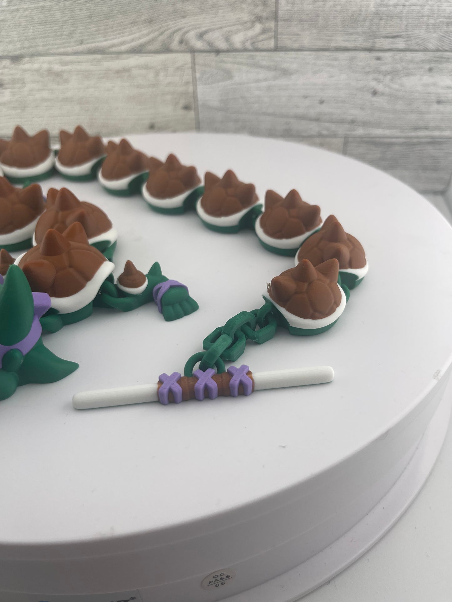 Karate Dragon Fidget Toy - 3D Printed Articutlated Flexi