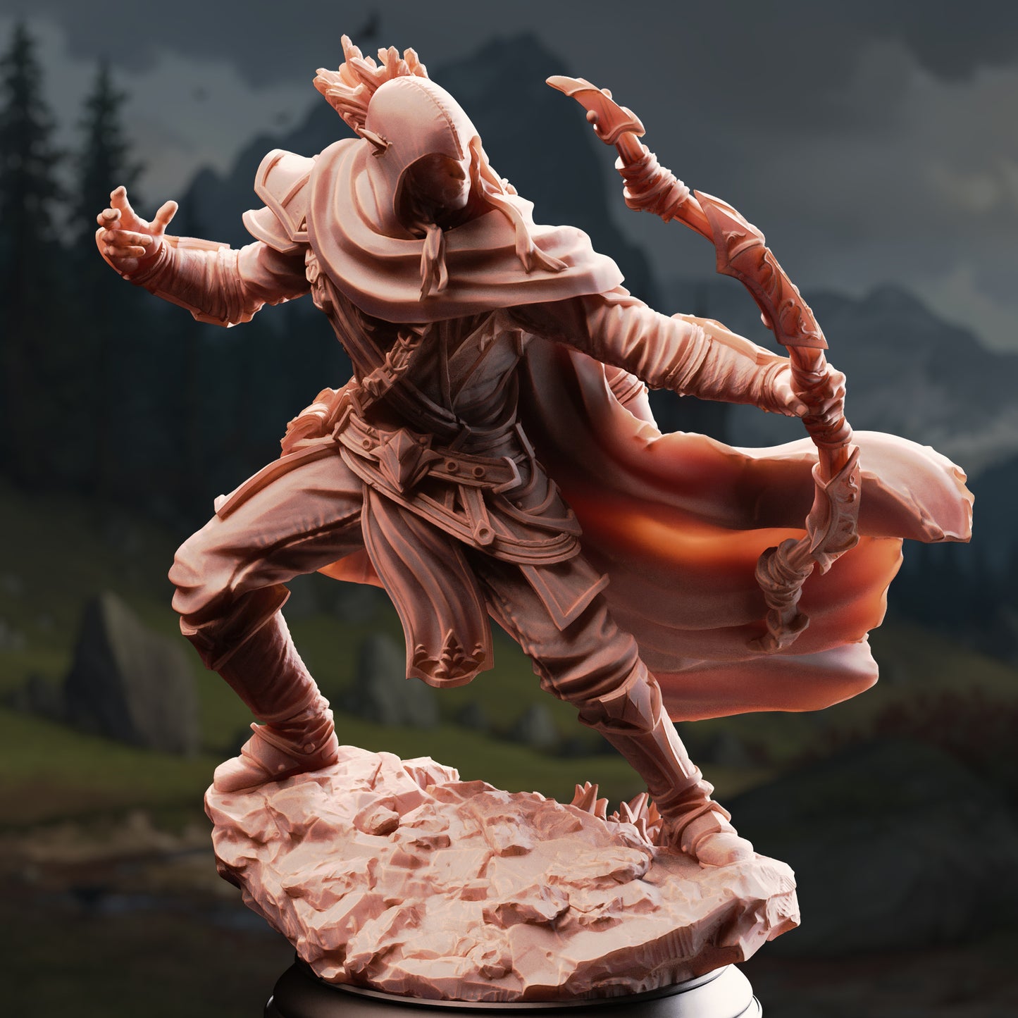 Drow Ranger of the Woods - Indua'ne Viverik /32mm/75mm Scale