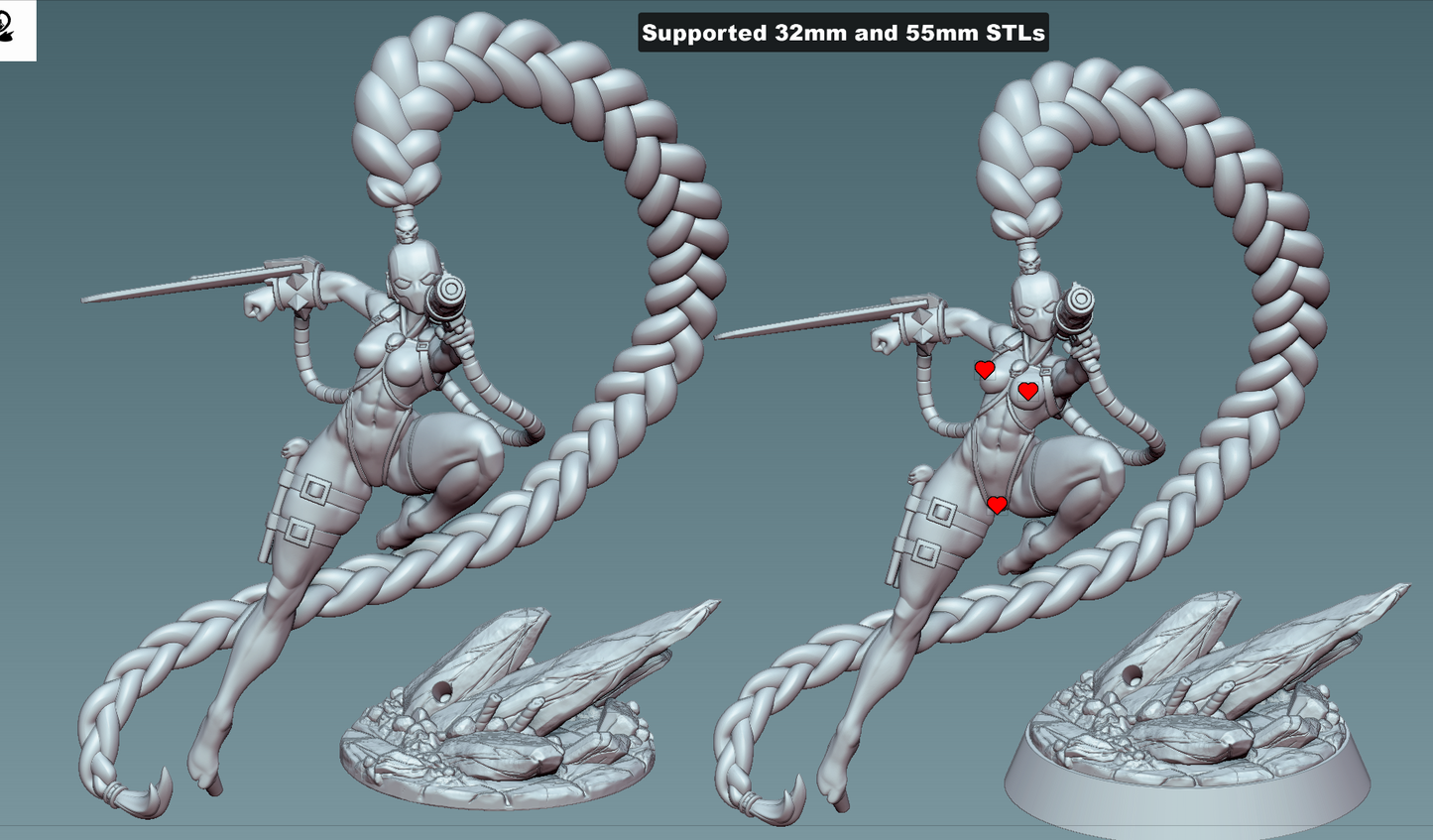 Infiltrator Assassin Morphira 32mm and 55mm