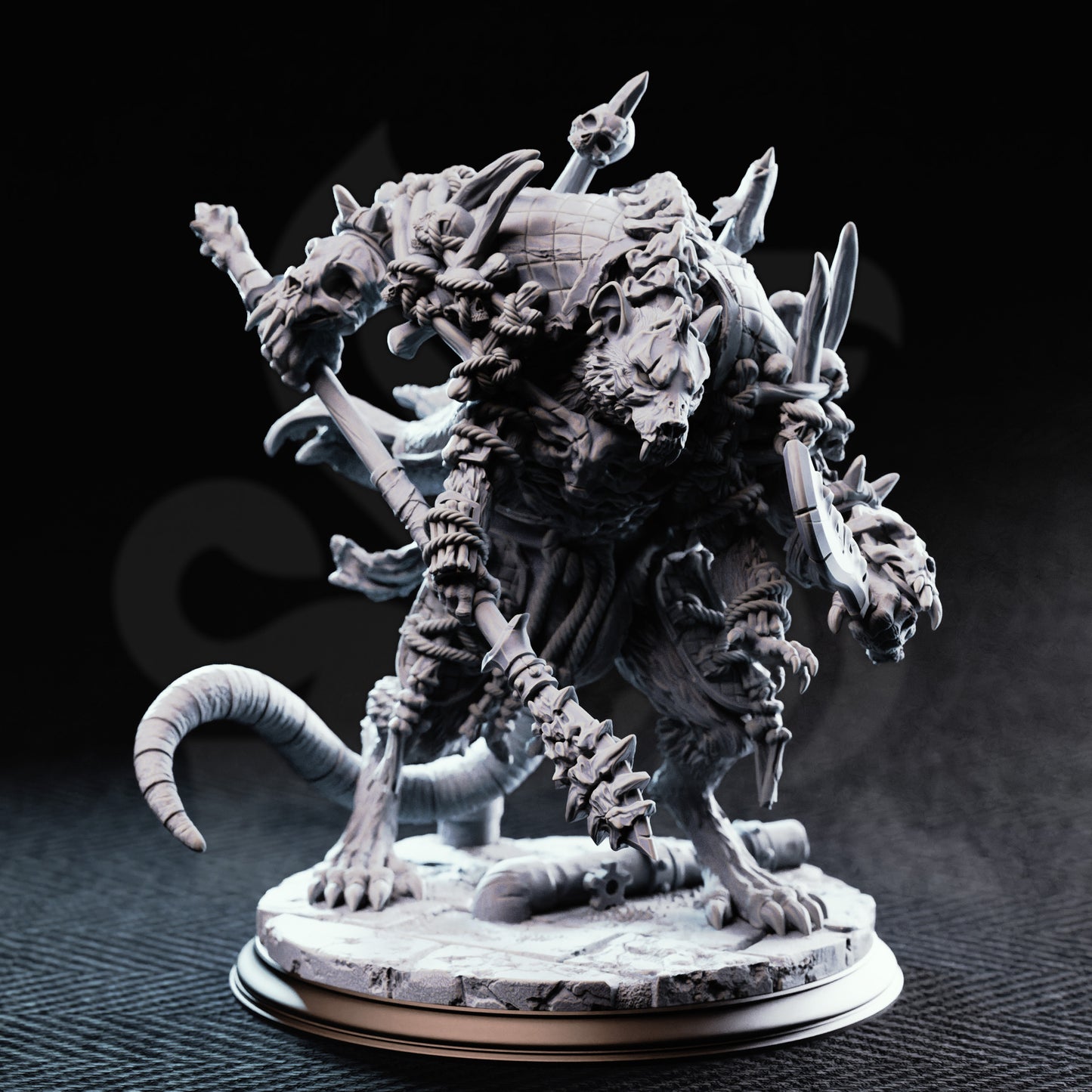 The Rat King - Königsratte 50mm Base