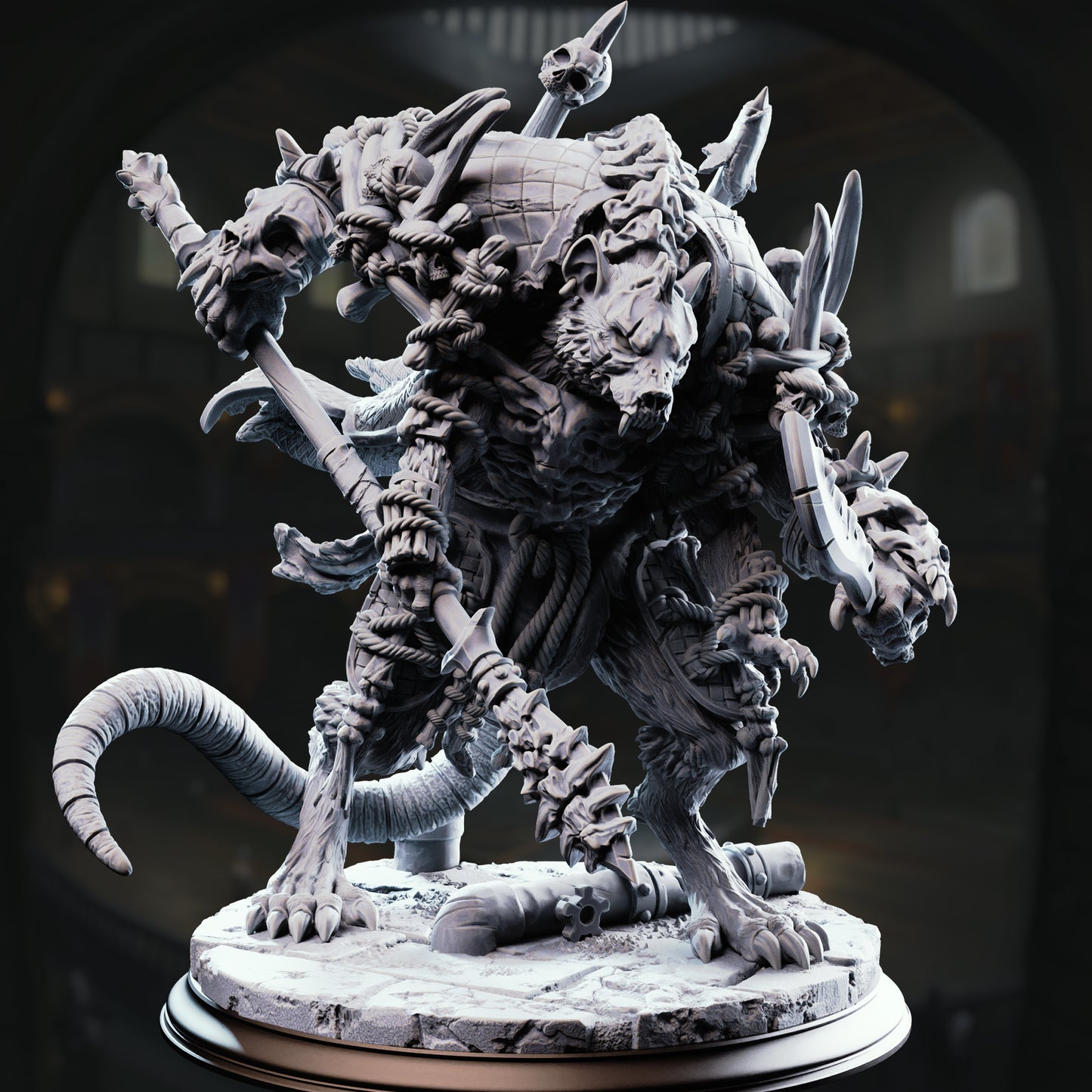 The Rat King - Königsratte 50mm Base