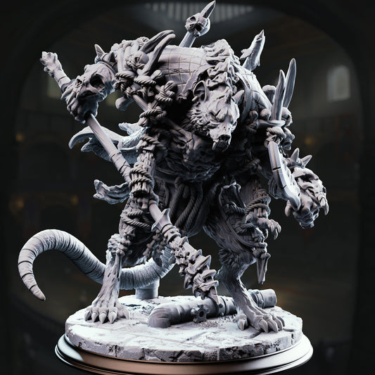 The Rat King - Königsratte 50mm Base