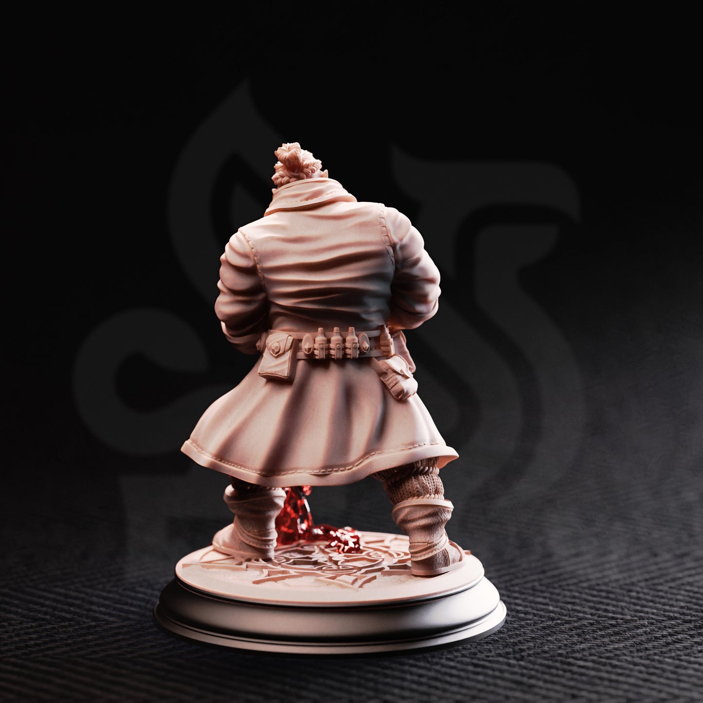 Dwarf Blood Mage Initiate - Korgrin Bloodstone /32mm/75mm Scale