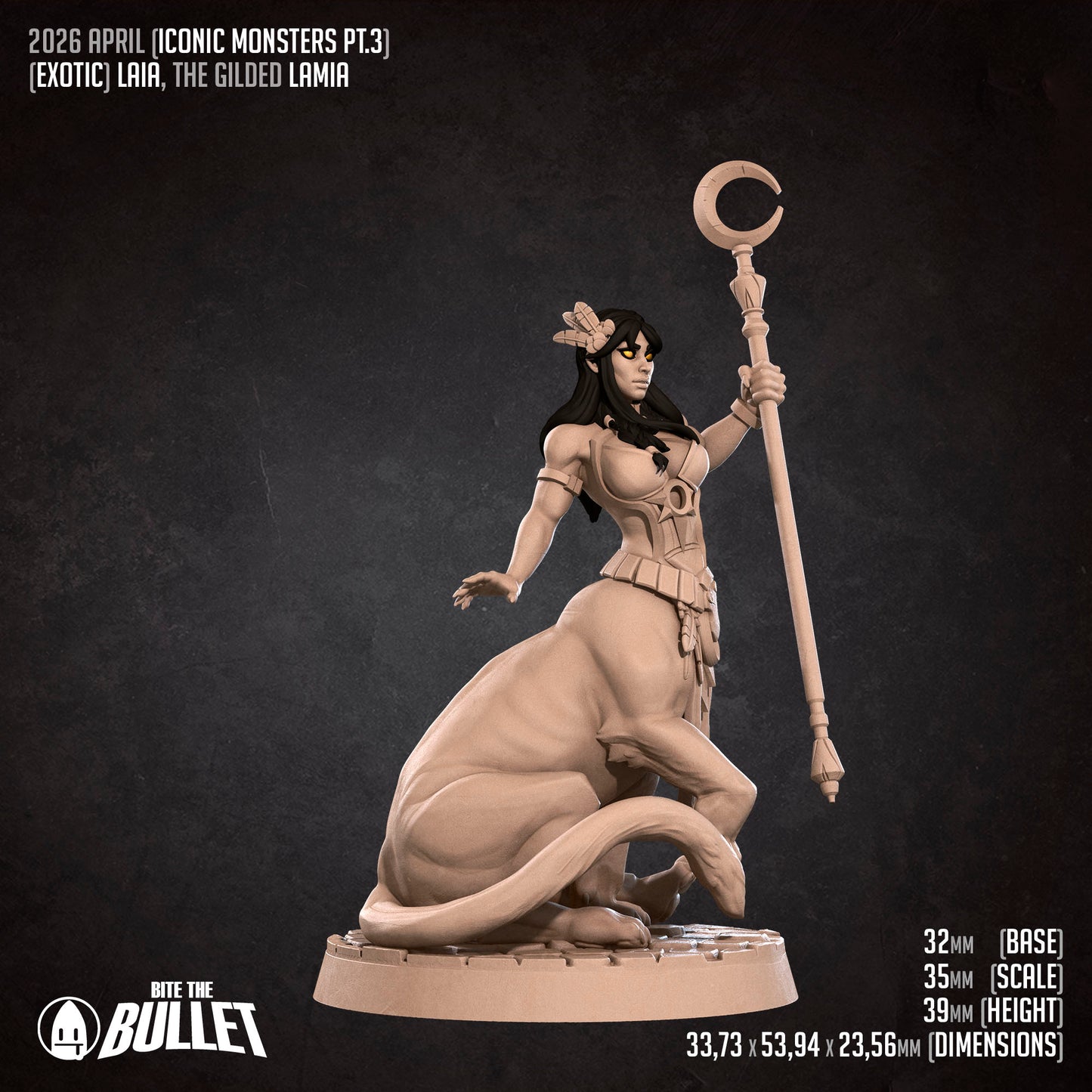 Laia, the Gilded Lamia (2 Versions) [NSFW]