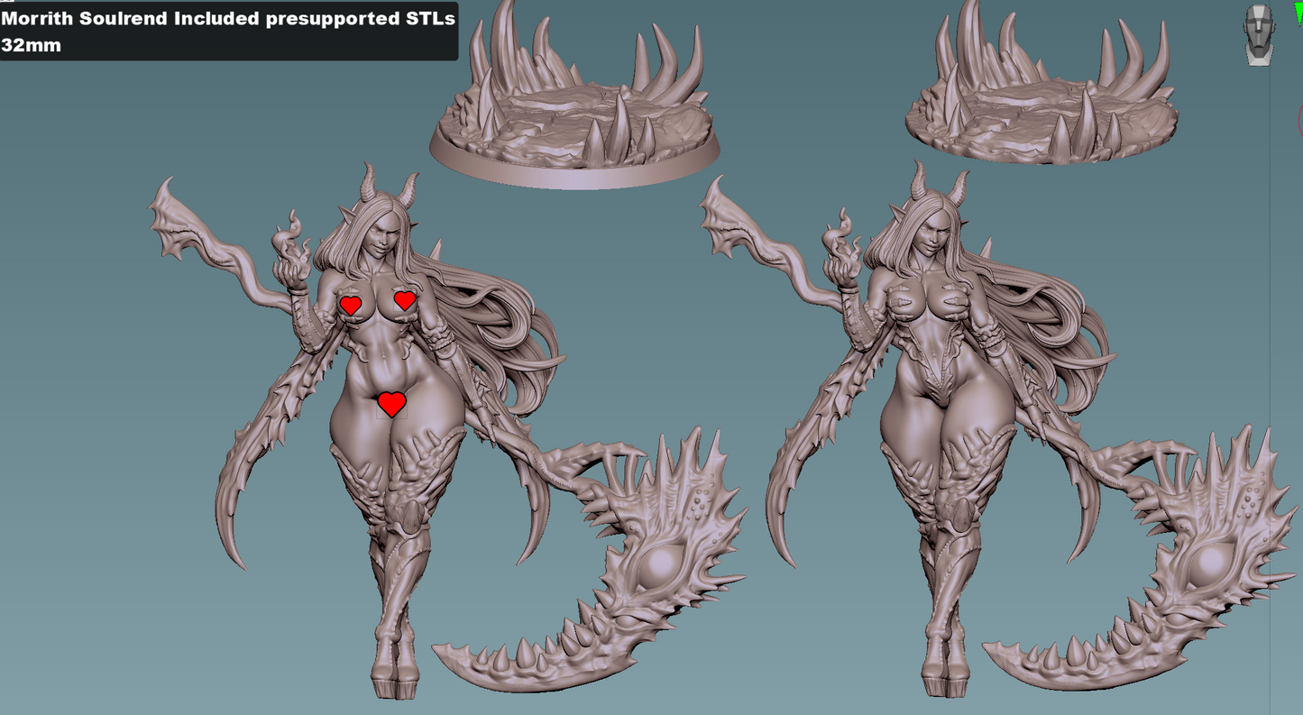Morrith Soulrend – Cursed Reaper 32mm and 75mm