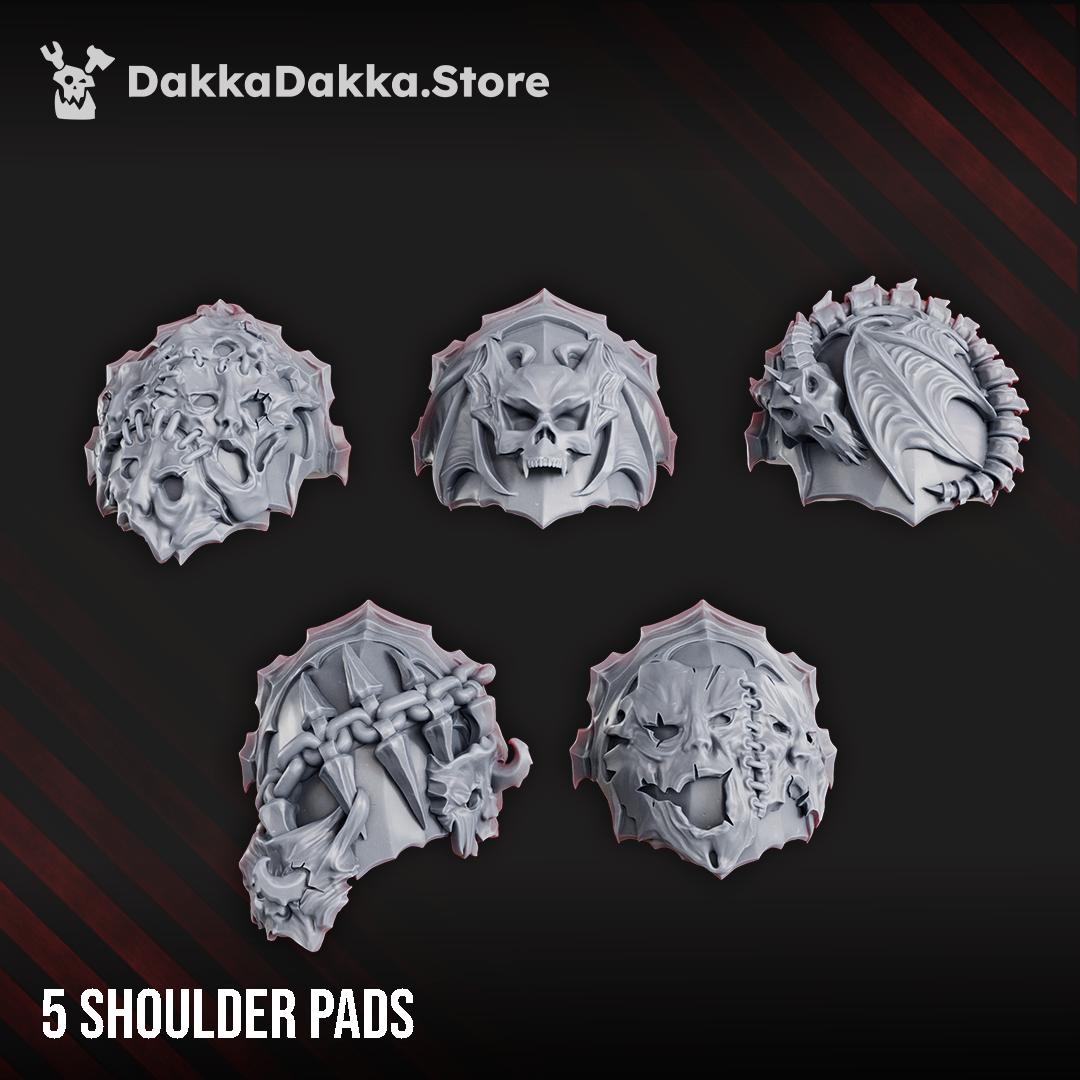 Nocturnal Shoulder Pads Set №1 Set of 5