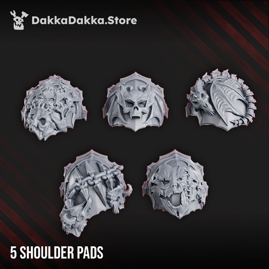 Nocturnal Shoulder Pads Set №1 Set of 5