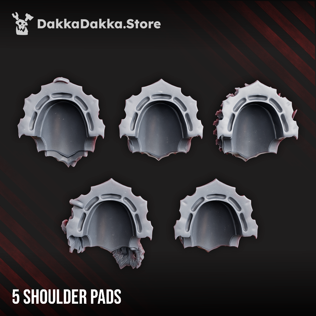 Nocturnal Shoulder Pads Set №1 Set of 5
